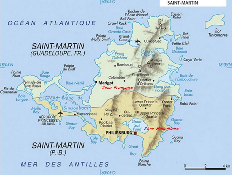Saint-Martin : une île, deux cultures
